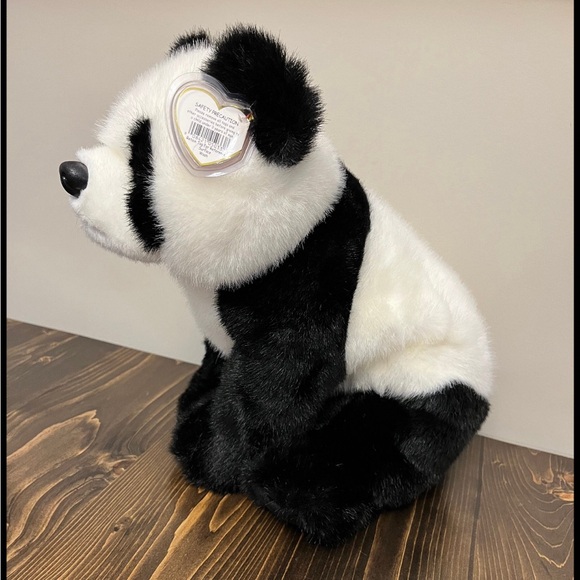 Vintage 1999 TY Beanie Buddies BAMBOO Panda Bear 11" Plush Stuffed Toy Babies - Picture 2 of 5